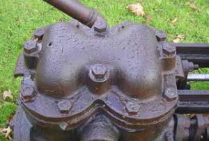 S2S protect oil well pump from rusting in rain water for museum